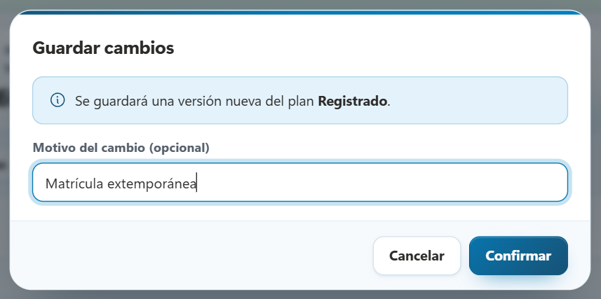 Diálogo Guardar cambios con motivo